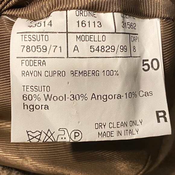 Canali Tan Coat 40R - Picture 15 of 16